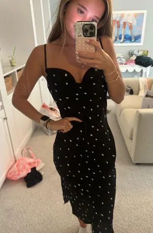 Nasty Gal Polka Dot Dress thumbnail 1