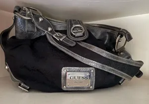 Y2K Guess Black Shoulder Bag Vintage thumbnail 1