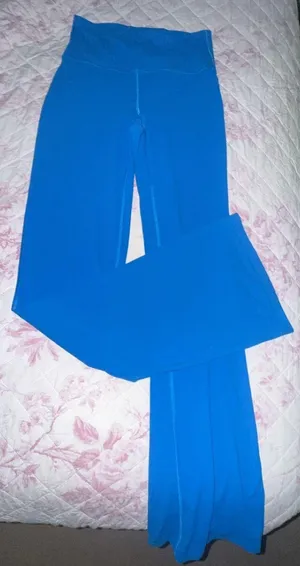Lululemon Leggings High-Rise Flare Groove ~ poolside thumbnail 1