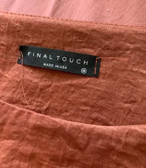 Boutique Silk Blouse Red Size M thumbnail 5