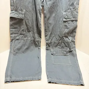 HOT TOPIC Womens Pants Sz 11 Hi Rise Carpenter Cargo Straight Punk Grunge thumbnail 3
