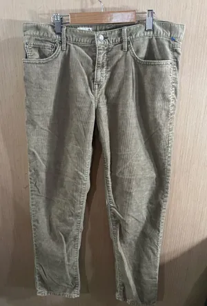 Women’s Gap Sexy Boyfriend Tan Corduroy Jeans Size 28 thumbnail 1