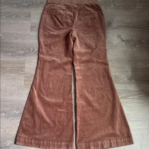 Anthropologie Pilcro Pull-On Mid-Rise Velvet Retro Flare Pants 32 thumbnail 3