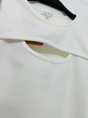 The Clothing Exchange Company | NWOT | Sleeveless Cutout Bodysuit | S | White | CT7673 thumbnail 3