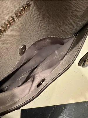 Michael Kors Ciara Large East West‎ Top Zip Saffiano Leather Tote Bag in Grey thumbnail 7