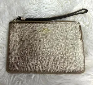 COACH Gold Slim Wristlet thumbnail 1