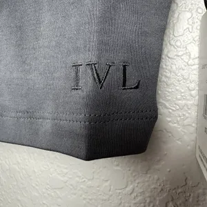 NWT IVL Collective Cotton Jersey Cropped Top‎ Women's Gray XS Athletic Gym thumbnail 7