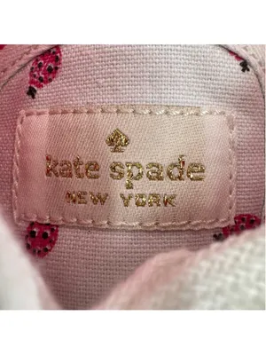 Kate Spade X Keds Ladybug Sneakers White Pink Gold Whimsical Bug Bling Size 8 thumbnail 7