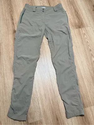 Anatomie Khaki Travel Pants Women's XS Slim Zip Ankle Stretch Hiking Golf thumbnail 1