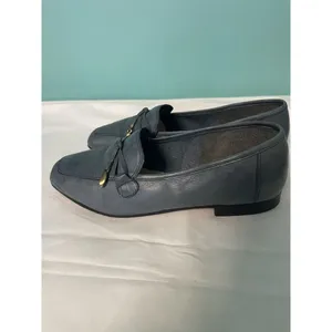 Enzo Angiolini Ballet Flat Shoes Women Sz 5.5M Blue Leather Slip‎ On S-326 thumbnail 4