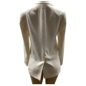 Express Size Small Cream Double Button Blazer Jacket. Preloved thumbnail 4
