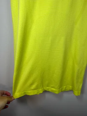 Lululemon Woman's Swiftly Tech Yellow Lime Seamless Short Sleeved Shirt Top Sz 4 thumbnail 4