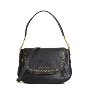 Michael Kors Aria Studded Medium Convertible Shoulder Black thumbnail 1