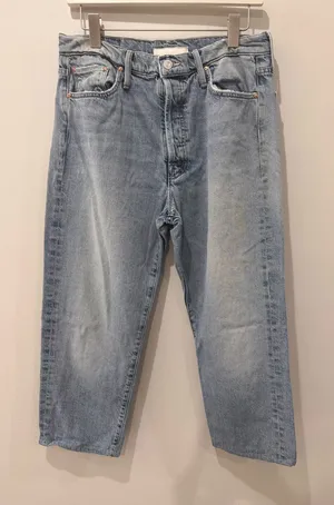 MOTHER Sz 30 The Huffy Flood in Merry Light Wash thumbnail 1