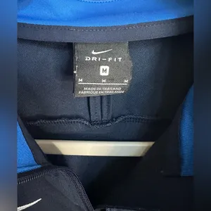 Nike Women’s Navy Dri-Fit Pullover Top thumbnail 3