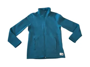 The North Face Womens Crescent Full Zip Fleece Jacket Teal Small thumbnail 1
