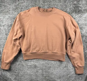 SKIMS The Pullover Cotton Sweatshirt Women's Large Brown thumbnail 1
