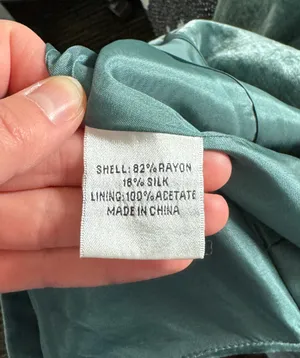 Teal Velvet Blazer Green Size M thumbnail 6