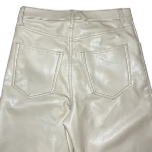 Abercrombie and Fitch Vegan Leather 90s Straight Ultra High Rise thumbnail 10