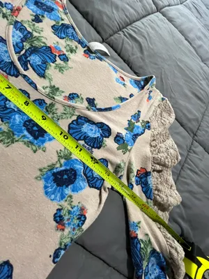 Free People Cream Floral Dress thumbnail 9