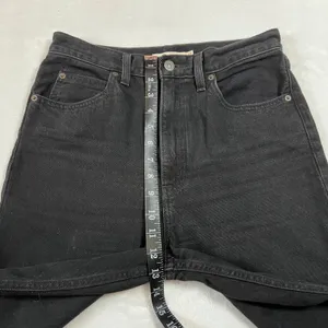 Levi's 70s High Straight Jeans Size 27 Raw Hem Grunge Whimsigoth Casual Classic thumbnail 9