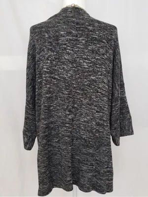 LOFT Long Open Front Cardigan M thumbnail 2