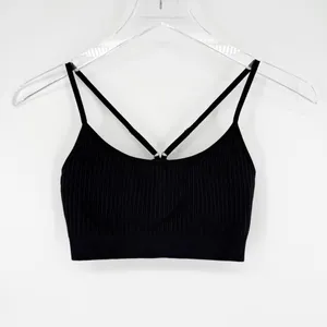Spiritual Gangster Wide Rib Low Impact Pullover Sports Bra‎ Women's M/L Black thumbnail 2