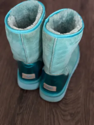 UGG Australia Blue Metallic Sheepskin Boots thumbnail 7