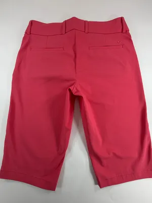 Callaway Opti-Dri Golf Bermuda Shorts Pink Stretch Performance Womens Large‎ L thumbnail 2