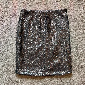 Cotton On Gray Metallic Sequin Bodycon High Waisted Skirt thumbnail 1