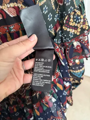 Farm Rio Tropical Shine mini‎ navy blue dress thumbnail 4