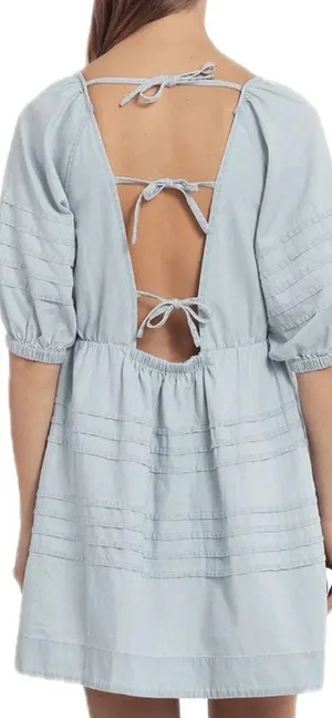 7 For All Mankind denim mini dress thumbnail 2