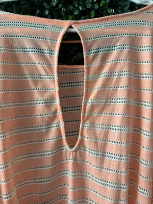 FREE PEOPLE AZALEA EYELET OVERSIZED PULLOVER BLOUSE thumbnail 6