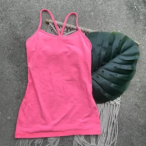 Lululemon Pink Power Y Tank Top Size 4 thumbnail 3