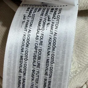 MNG Mango Women Beige Wide Leg Mid Waist Cotton Trousers with Tie Belt Size 10 thumbnail 10