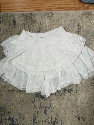 American Eagle White lace skort thumbnail 2