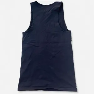 Black tank top with a relaxed fit thumbnail 3