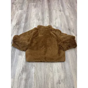 Patagonia Womens Lunar Frost Jacket Brown High Pile Fleece Full Zip Size Small thumbnail 4