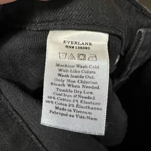 Everlane women’s black skinny‎ jeans size 24 regular thumbnail 6