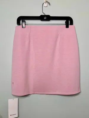 Lululemon Softstreme High Rise Mini Skirt Pink Haze Medium NWT thumbnail 4