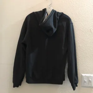 Port Authority Custom One of a kind Harley Davidson black orange baggy fit hoodie sweatshirt long sleeve biker motorcycle thumbnail 3