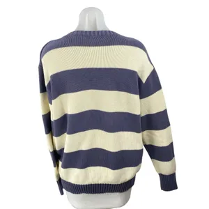 Brandy Melville Brianna Striped Crew Neck Long Sleeve Sweatshirt Sweater Top L thumbnail 4