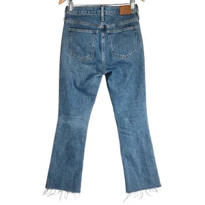 J. Crew‎ Tall Billie Demi Boot Crop Jeans 28T Blue Denim AQ789 High Rise thumbnail 2