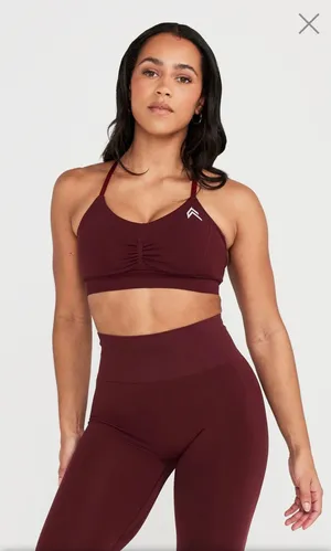 Oner Active EFFORTLESS MICRO BRALETTE Color: Rosewood thumbnail 1
