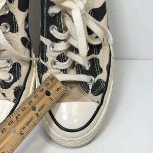 Converse Chuck 70 Low Sneakers W 7 Cow Print Custom Animal Streetwear Platform thumbnail 8