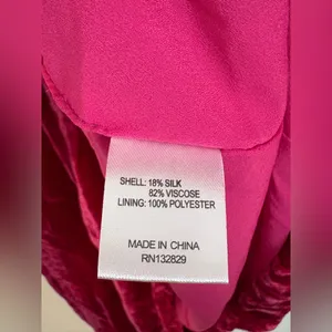 Lovers + Friends Kimora Mini Dress Magenta Pink‎ Silk Velvet - Size XS NWT thumbnail 7