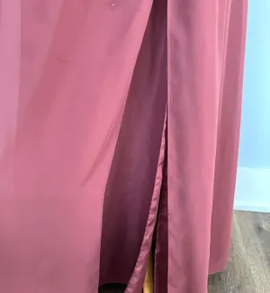 Revelry Rosewood Pink Mauve Eliza Chiffon Bridesmaids Formal Prom Dress thumbnail 10