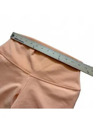 Alo Yoga Airbrush Leggings 7/8 Orange Women's Size Medium thumbnail 6