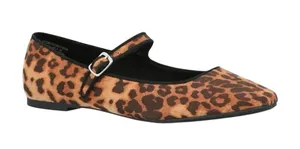 New Time And Tru Women’s Leopard Print Mary Jane Flats Shoes Size 9.5 NWT thumbnail 1