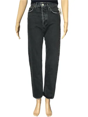 AGOLDE 90's Pinch Waist Jeans, Black Tea, 23” thumbnail 5